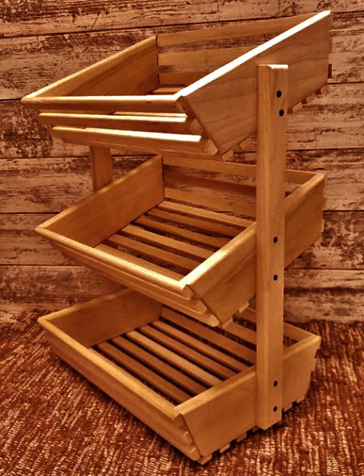 Стелаж для овочів і фруктів "Капчорі" сієна Миколаїв - фото 1