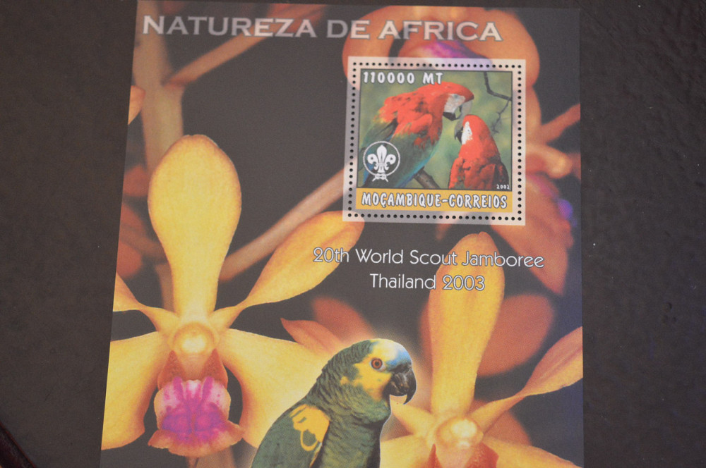 Мозамбик. Фауна. Блок. 2015 год (В-7) Полтава - изображение 1