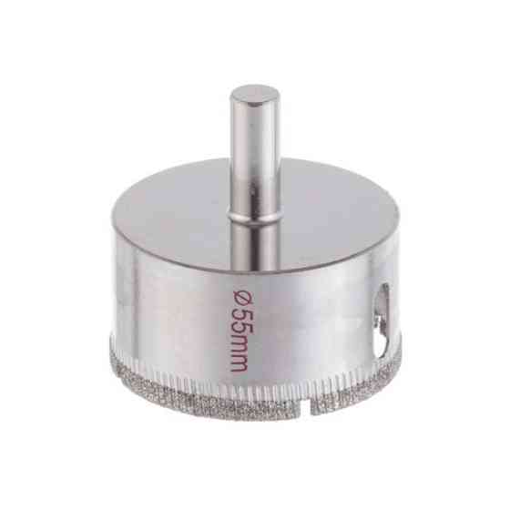 Свердло алмазне трубчасте по склу та кераміці, 55 мм INTERTOOL SD-0370 Київ