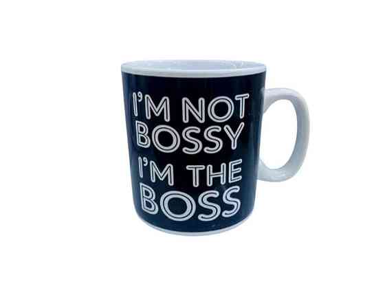 Чашка 900мл Im the boss в под. коробці 3240 ТМ КИТАЙ Київ