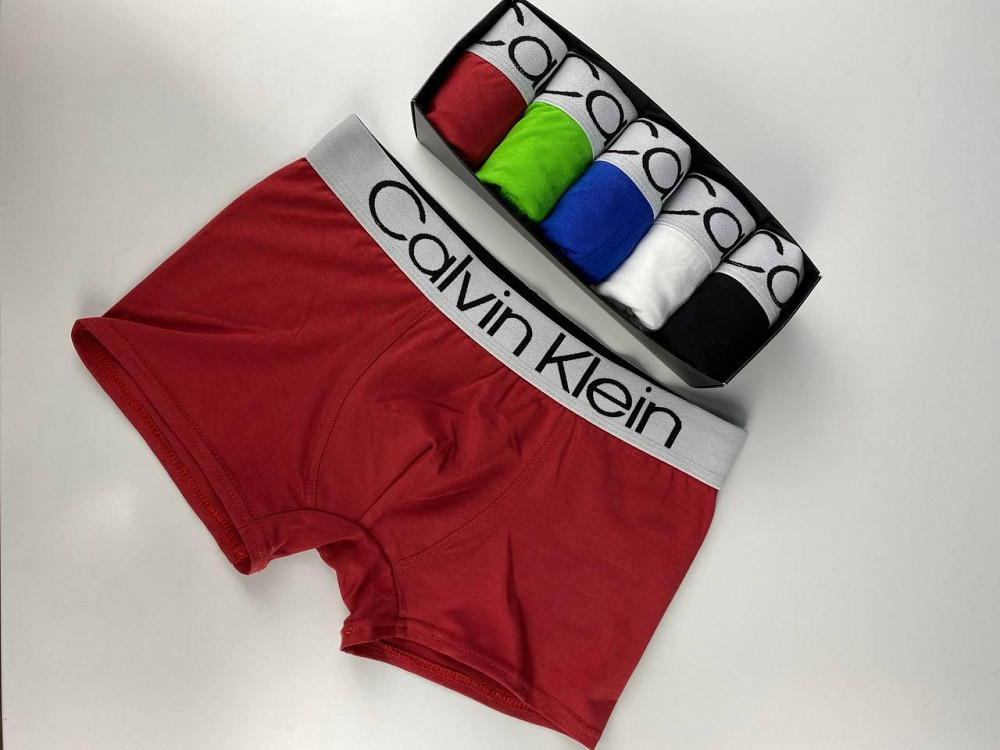 Набір чоловічих трусів боксери Calvin Klein розмір  XXL 5 шт в наборі Київ - фото 1