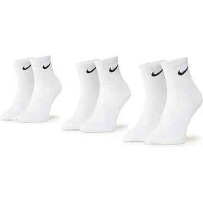Шкарпетки Nike U NK EVERYDAY LTWT ANKLE 3PR SX7677-100 38-42 3 пари Білі (888407239007) Вінниця