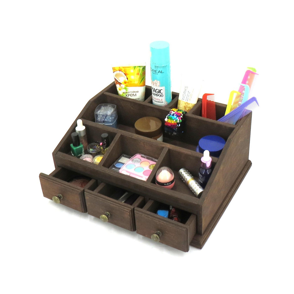 Органайзер для косметики "Домна" капучино Миколаїв - фото 7