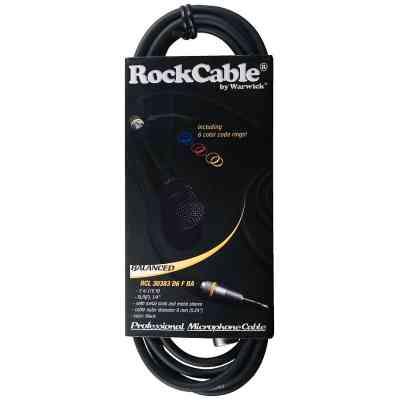 Мікрофонний кабель RockCable Microphone Cable - XLR (f) / TRS Jack 3m (RCL 30383 D6 F BA) Вінниця