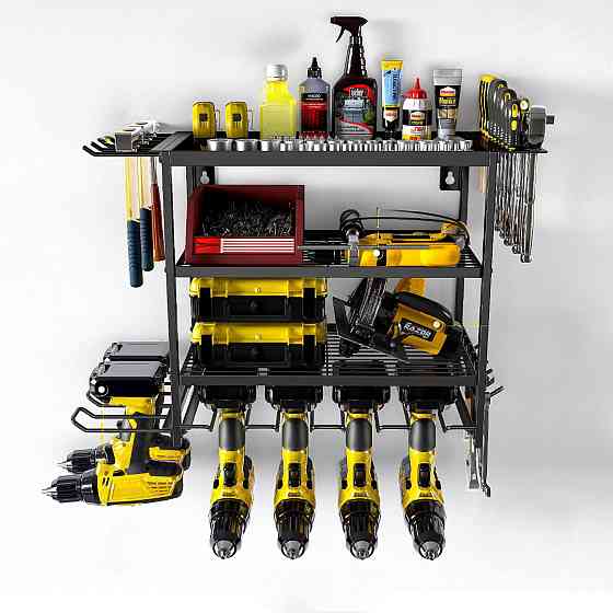 Полка-органайзер для инструментов 3 уровня,63,5x42,5х24,5 см,MZY-859 SBR Киев