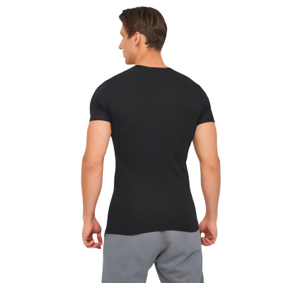 Футболка Kappa T-shirt Mezza Manica Scollo V K1311 Nero чорний XXL (8052394813997) Винница - изображение 2