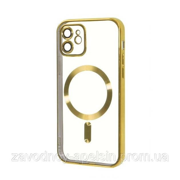Iphone 12 Чохол Захист камери магніт Chrome Gold (золото) Одеса - фото 1