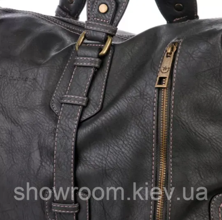 Чоловіча дорожна сумка саквояж David Jones (7920) сіра Київ - фото 2