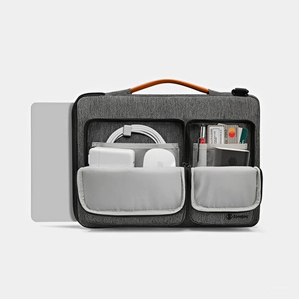 Сумка Tomtoc Defender-A42 Laptop Briefcase Gray 15.6 Inch (A42E1G3) (A42E1G3) Київ - фото 4