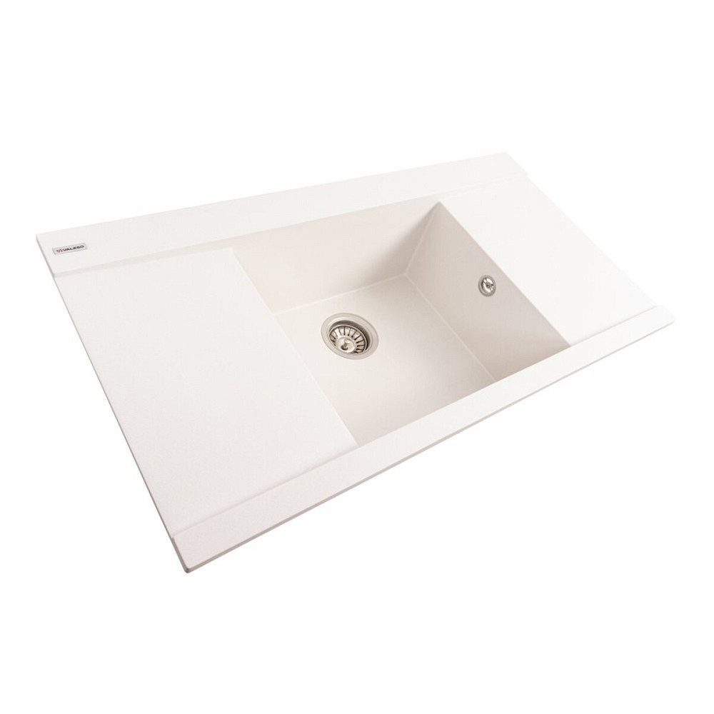 VALESO Гранітна мийка для кухні VALESO ATLAS 9651 матова Білосніжна Киев - изображение 2