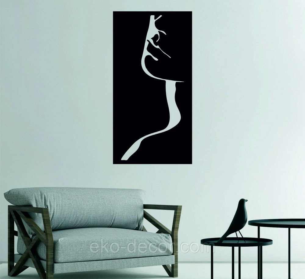 Декоративное настенное Панно «Женский Образ», Декор на стену 110*56 см, Черный Киев - изображение 3