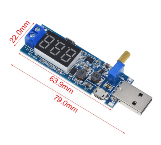 Універсальний перетворювач напруги 3-12В на 1-24В з USB Київ