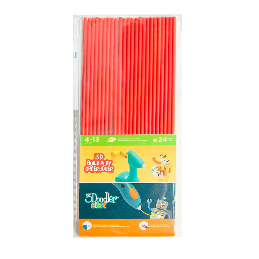 Набір Стрижнів Для 3D-Ручки 3Doodler Start (Червоний) Дніпро - фото 1