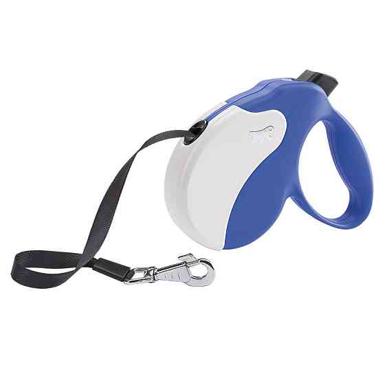 Поводок - рулетка для собак с лентой Ferplast Amigo Tape (Ферпласт Амиго Тейп) 16 х 3.8 х h 15 см - L, Синий Запорожье