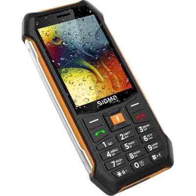 Мобильный телефон Sigma X-style 323 RAIN Black-Orange (4827798885727) Винница