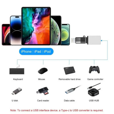 Переходник USB-C F to Lightning M charger-audio XoKo (AC-029) Винница - изображение 4