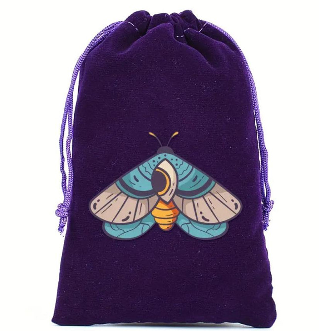 Фиолетовый бархатный мешочек для карт Таро или рун (13×18 см) – 8 вариантов дизайна Киев - изображение 7