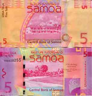 Самоа / Samoa 5 tala 2017 Pick 38 UNC Полтава