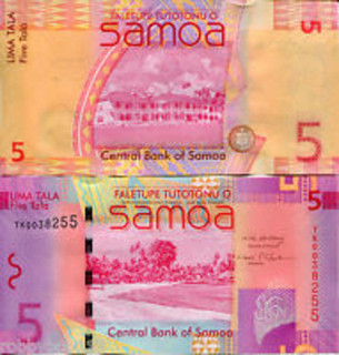 Самоа / Samoa 5 tala 2017 Pick 38 UNC Полтава - изображение 1