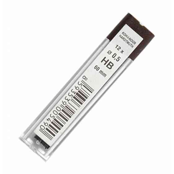 Грифель для механического карандаша Koh-i-Noor 4152.HB, 0.5 мм, 12шт (41520HB005PK) Винница