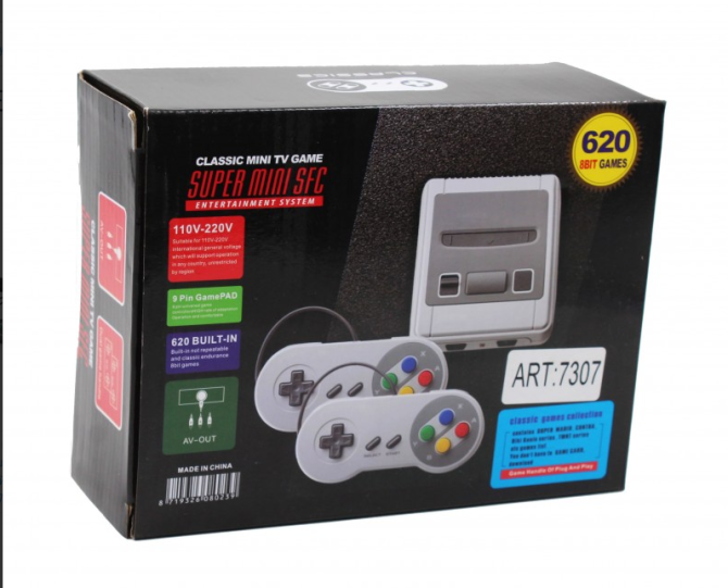 Ігра MINI GAME Super Mini SFC 620 вбудованих ігор з двома джойстиками, модель 7307 Київ - фото 8