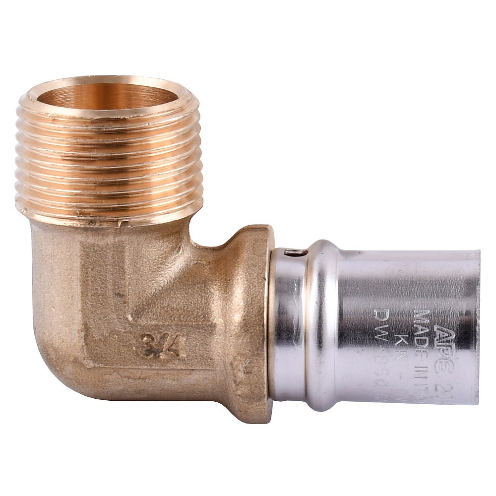 Кутник із зовнішньою різьбою прес APE ITALY AP 153 3/4″х20 Луцк - изображение 1