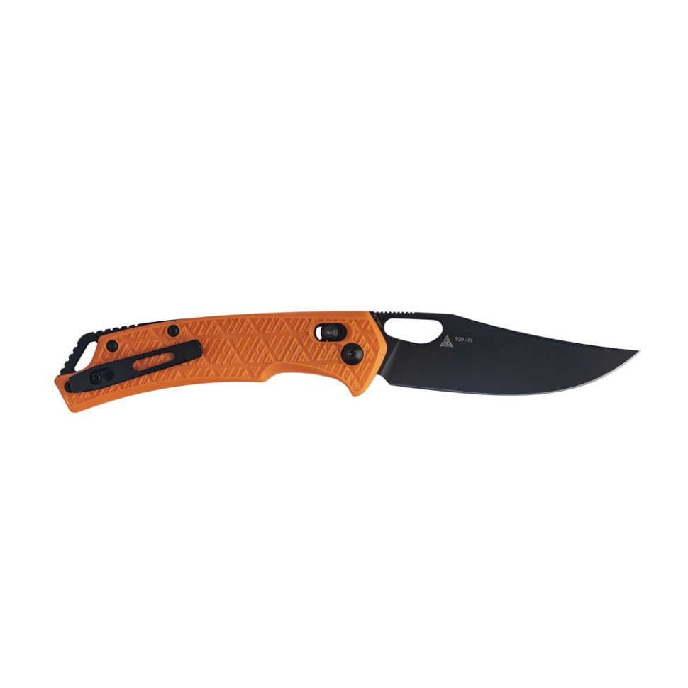 Ніж складаний туристичний SRM Retriever 9201-PJ (9 см) 8Cr13MoV / FRN помаранчевий Київ - фото 3