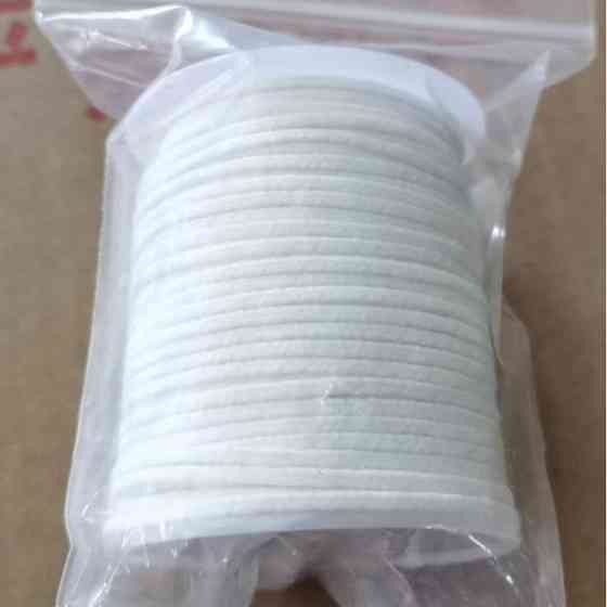 Хлопковий фітиль 60 м для свічок, плетений, білий Київ