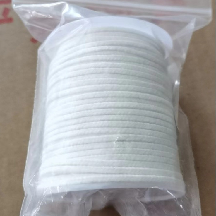 Хлопковий фітиль 60 м для свічок, плетений, білий Київ - фото 4