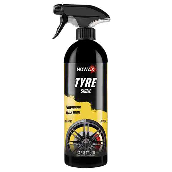 Чорнитель и блеск для шин Nowax Tyre Shine 750мл Львов