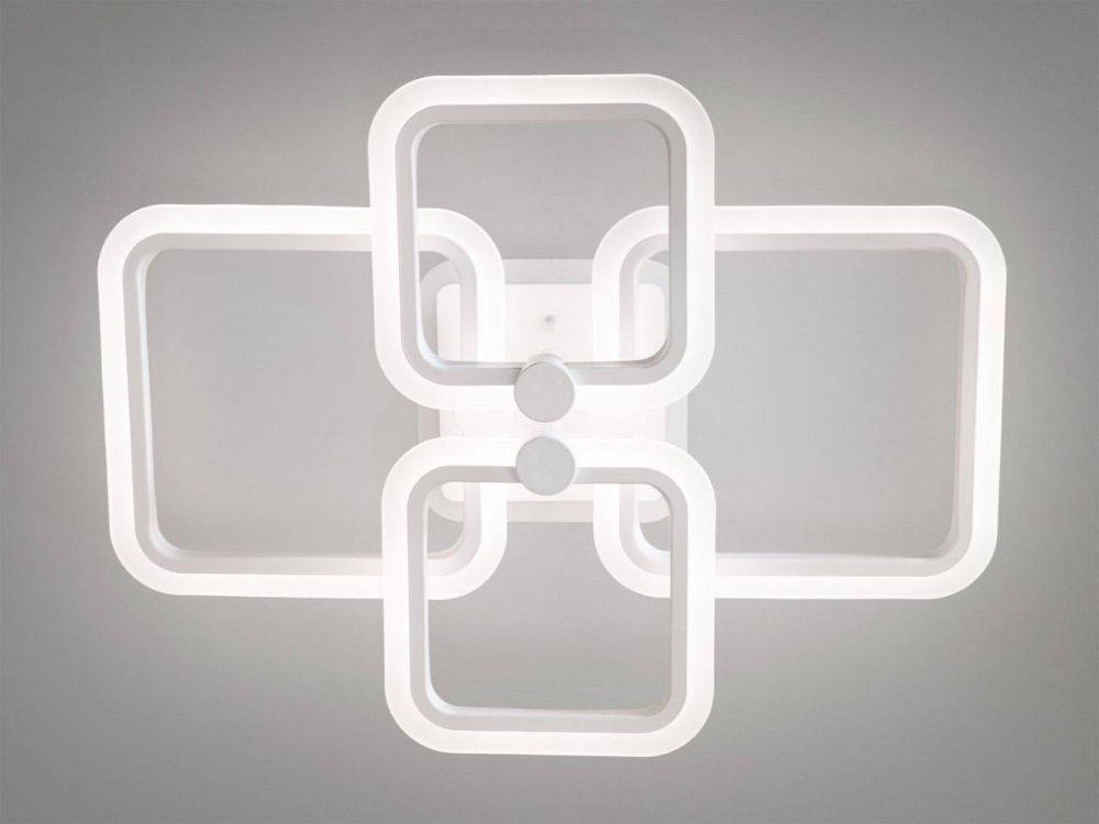 Б/у Светодиодная люстра с пультом DECO LINE S 8469 252W регулируемая LED потолочная люстра для гостиной белая Киев - изображение 1
