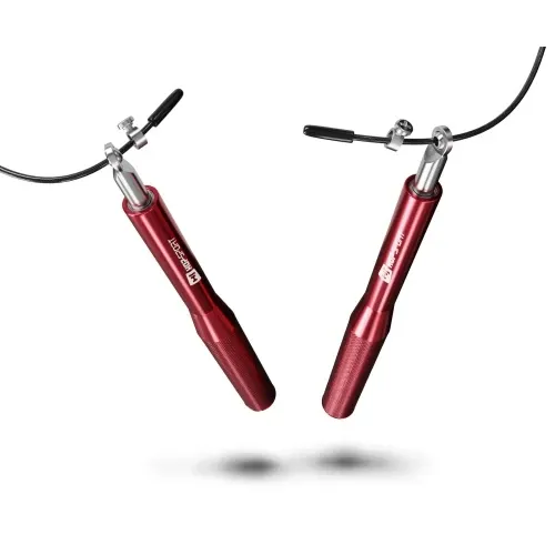 Скакалка Crossfit з алюмінієвими ручками Hop-Sport A020 червоний - чорний Київ - фото 5