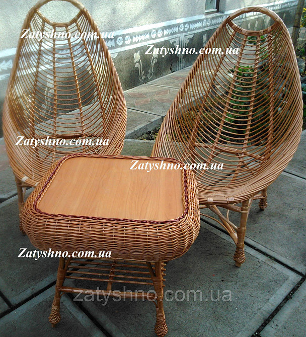 Плетені меблі в кафе, бари, ресторани Київ - фото 1