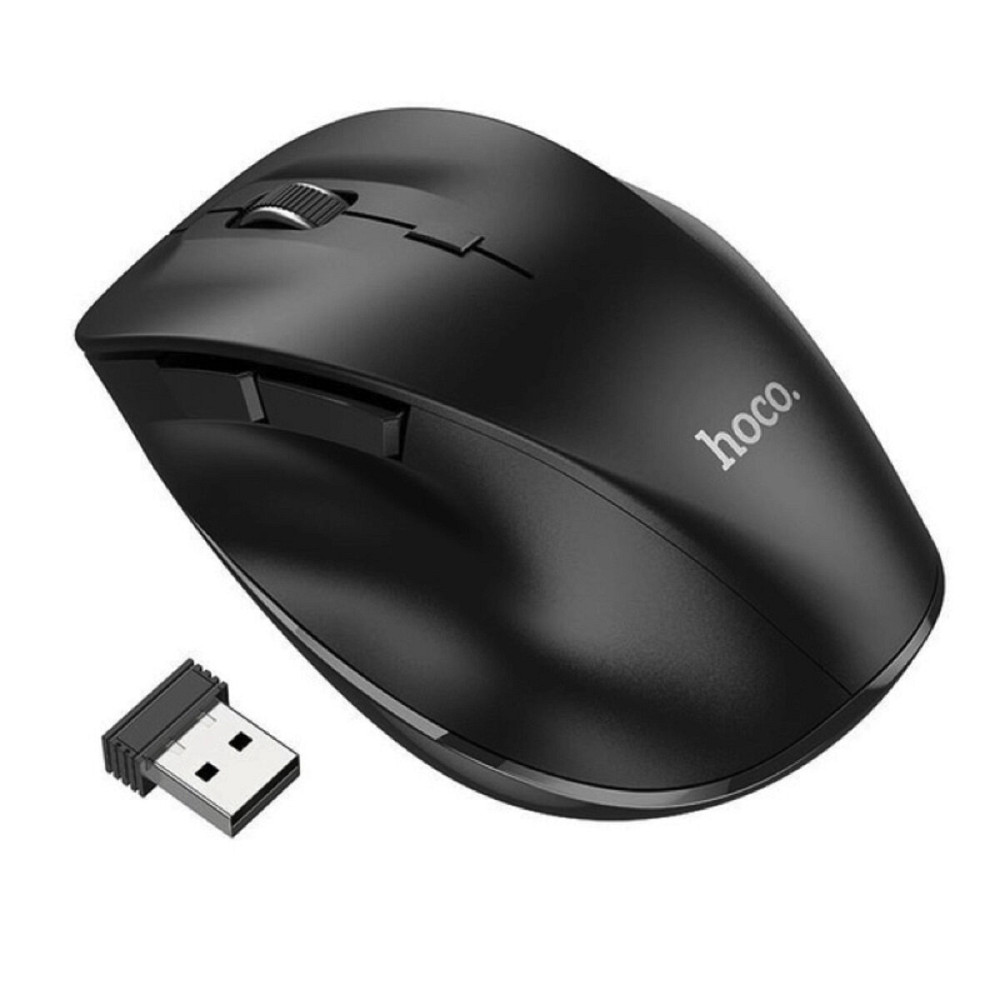 Миша HOCO GM24 Mystic six-button dual-mode business wireless mouse Black Киев - изображение 1