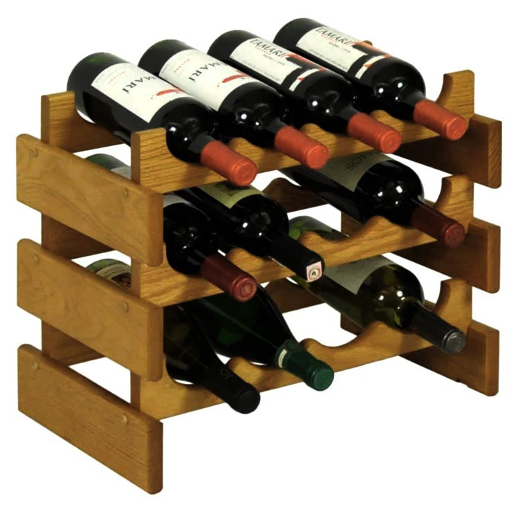 Настільна винна полиця "Баркер 12" сієна Миколаїв - фото 1