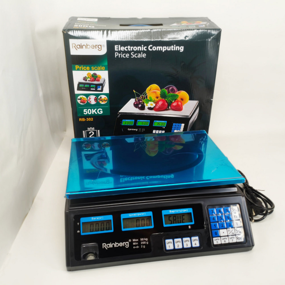 Бытовые электронные весы для магазина, Весы электронные торговые цифровые Компактные для бизнеса BL-99 Львов - изображение 4