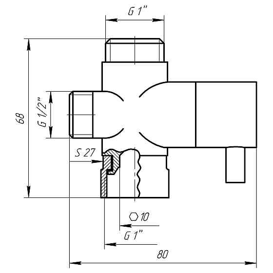 Кран ″Ранок″ Globus Lux NMV-108 євро перемикач SUS 304 (000024841) Київ