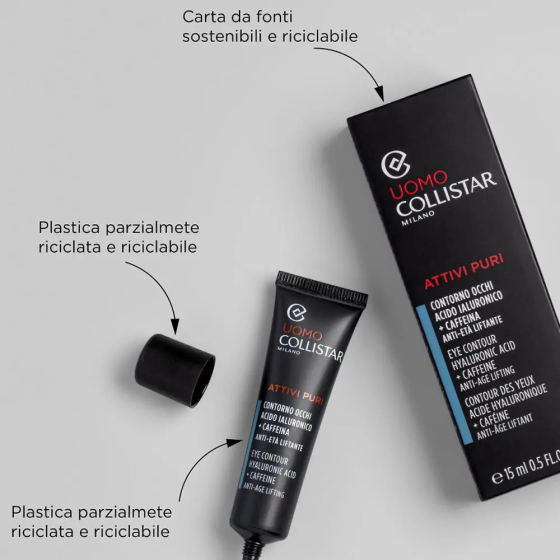 Крем для ухода за кожей вокруг глаз Collistar Attivi Puri Uomo Eye Contour Cream 15ml Славянск