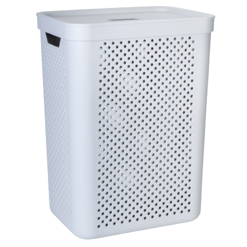 Кошик для білизни 45л сірий Simple Алеана Житомир - изображение 1