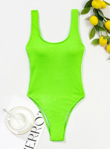 Купальник жіночий суцільний Салатовий M Харків - фото 5