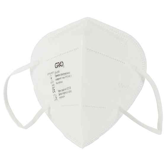 Grad Полумаска фильтровальная складного типа FFP2 NR D без клапана GRAD (9420985) Коломия