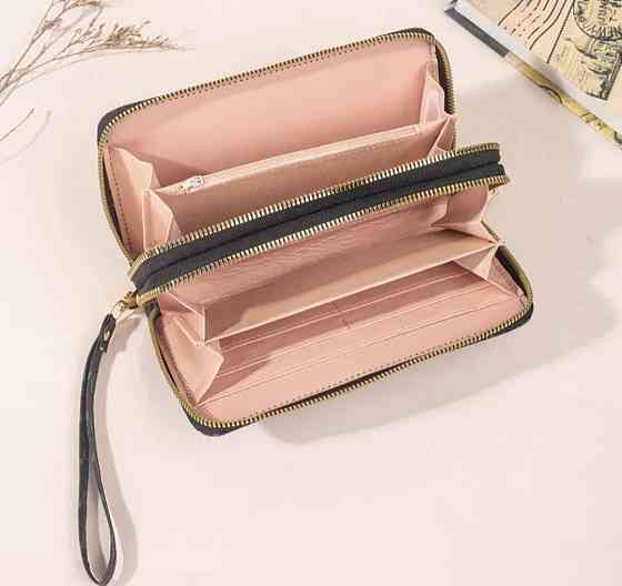 Гаманець жіночий великого розміру Чорний Сміла