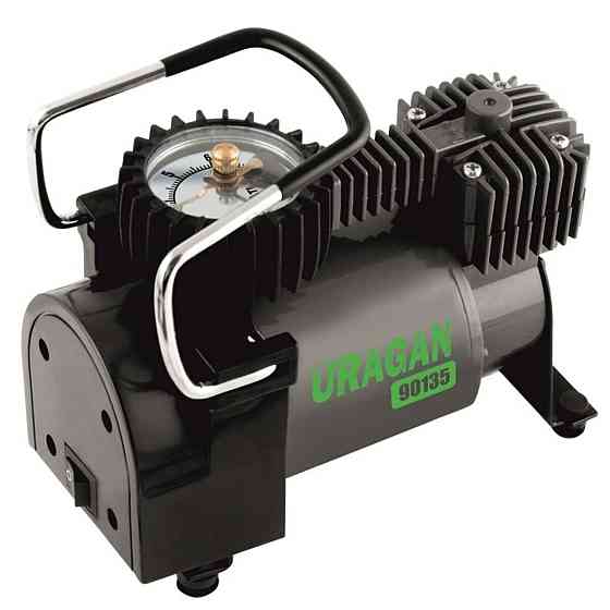 Компресор автомобільний Uragan з автостопом Київ