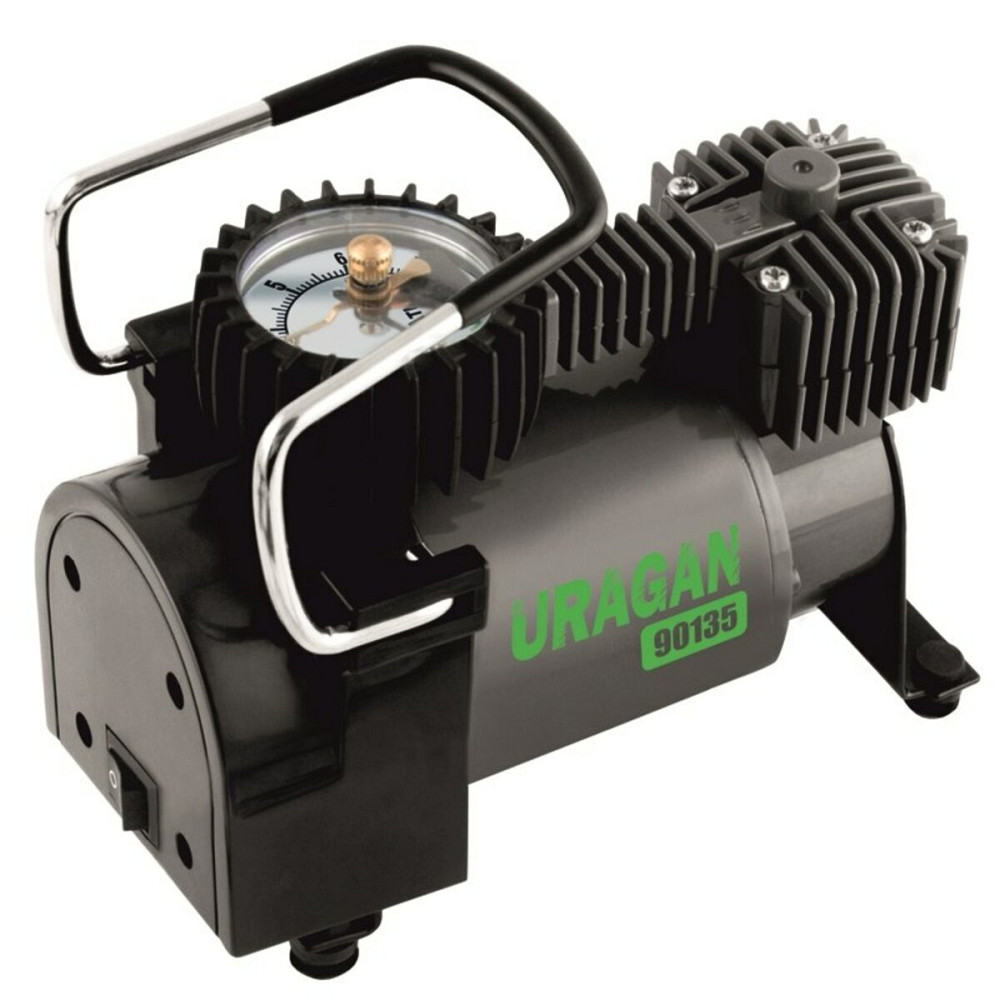 Компресор автомобільний Uragan з автостопом Київ - фото 1