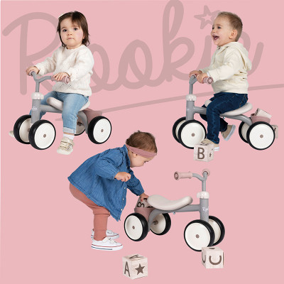 Біговел Pico металевий чотирьох колісний, пудра (721405) Вінниця - фото 3