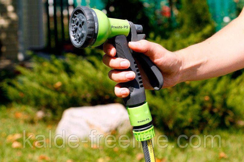 Пістолет для поливу пластиковий Presto-PS насадка на шланг (7202G) Харьков - изображение 3