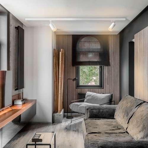 LED Світильник трековий під лампу GU10 55*100мм білий VL-SPF05C-W Videx Житомир - изображение 2