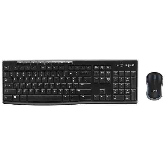 Комплект (клавіатура, миша) бездротовий Logitech MK270 Wireless Combo (920-004508) Чорний Харків