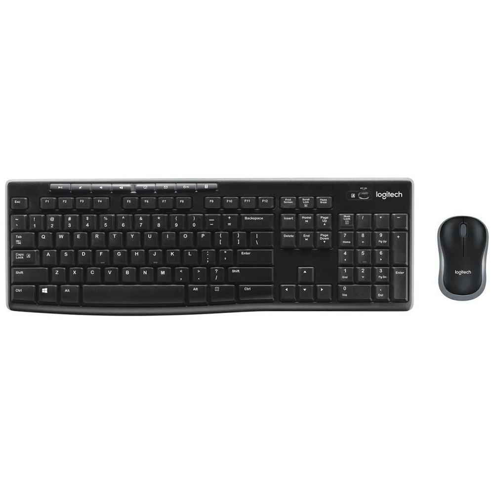 Комплект (клавіатура, миша) бездротовий Logitech MK270 Wireless Combo (920-004508) Чорний Харків - фото 3
