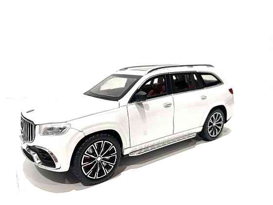 Машинка металева АвтоЕксперт Mercedes-Benz GLS 1:24 світло/звук Біла (GT-1076) Чернігів